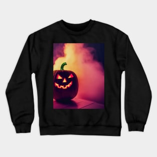 funny pumpkin head Crewneck Sweatshirt